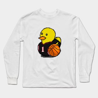 Heat Basketball Rubber Duck 2 Long Sleeve T-Shirt